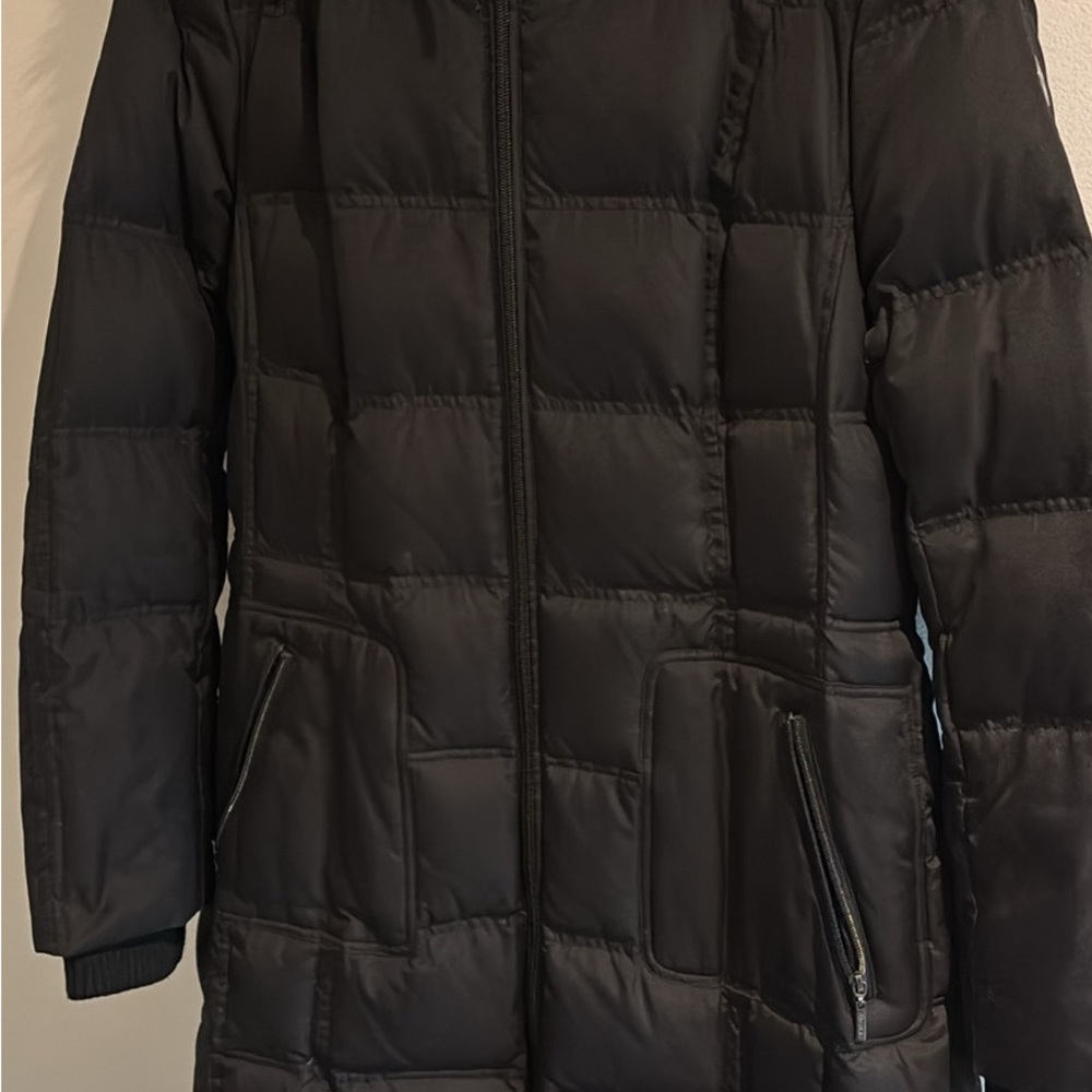 Kensie Black Trench Coat